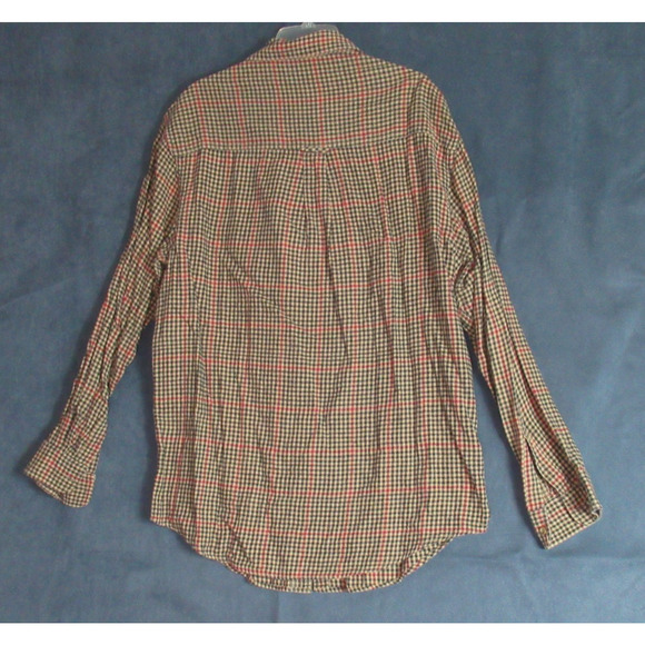 Vintage Chaps Ralph Lauren Shirt Mens Large Plaid Flannel Long Sleeve Cabin 90s - Picture 3 of 7
